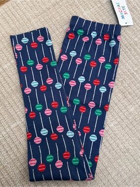 NWT MACRAE SKYE DEEDEE TOOTSIE POP LEGGINGS GIRLS SIZE 10 LOLLIPOP PANTS
